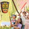 Small Tiki Tropical Hawaii Piñata with Blindfold Bat Aloha Luau Piñata